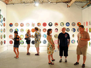 Stencil Art Portraits on Vinyl exhibition in Detroit