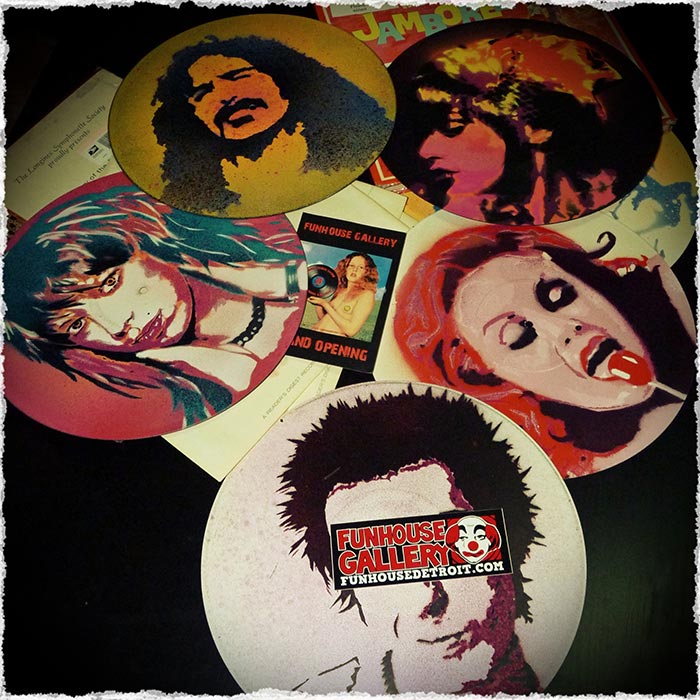 stencil art on vinyl