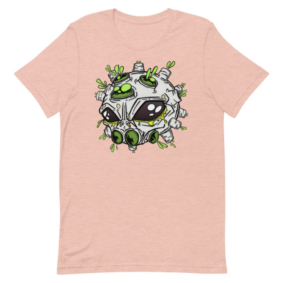 alien virus salmon covid-19 inspired T-shirt