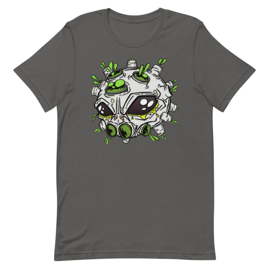 alien virus grey covid-19 inspired T-shirt