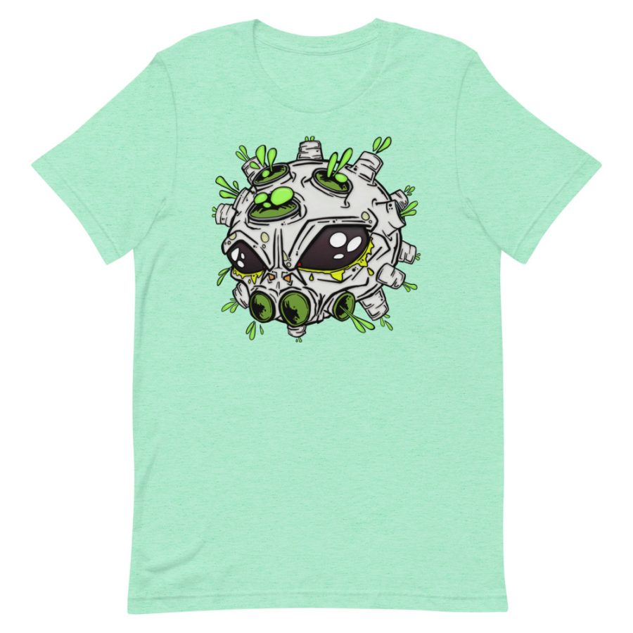 alien virus mint covid-19 inspired T-shirt