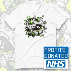 alien virus t-shirt NHS charity donation