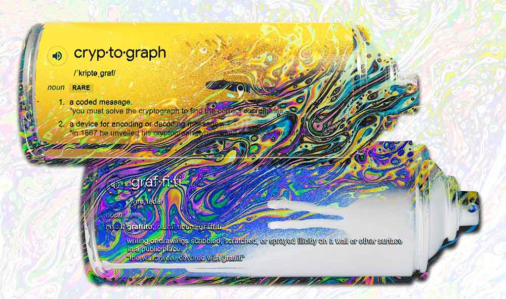 cryptograph graffiti nft art project